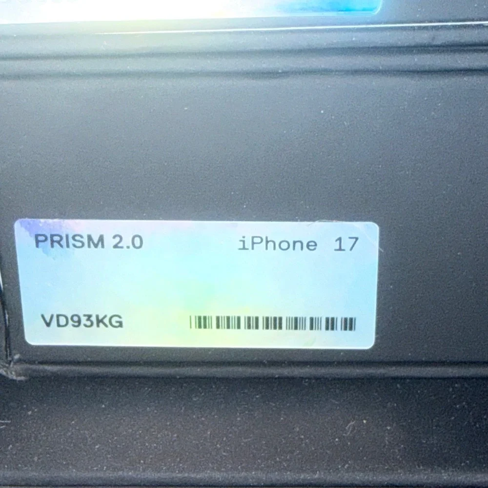 dbrand Prism 2.0 Screen Protector iPhone 17 Clear Installation Kit